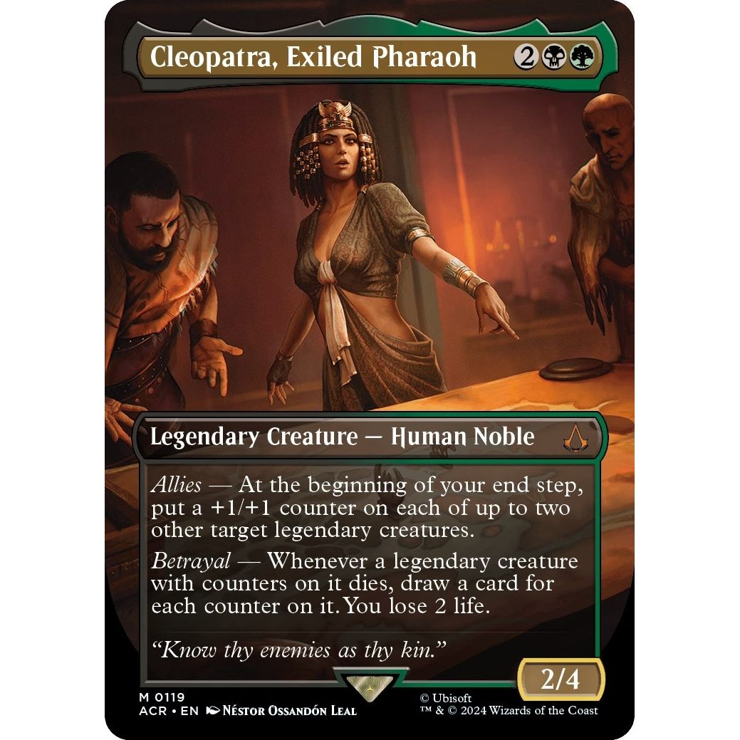 Image for Cleopatra, Exiled Pharaoh (Borderless) (119) (ACR) - Magic: The Gathering