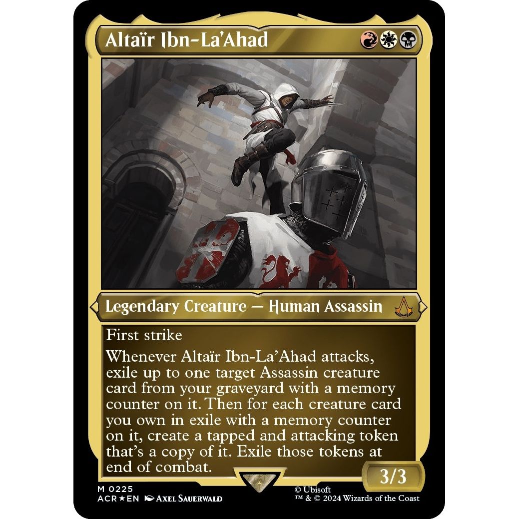 Image for Altair Ibn-La'Ahad (Foil Etched) (225) (ACR) - Magic: The Gathering