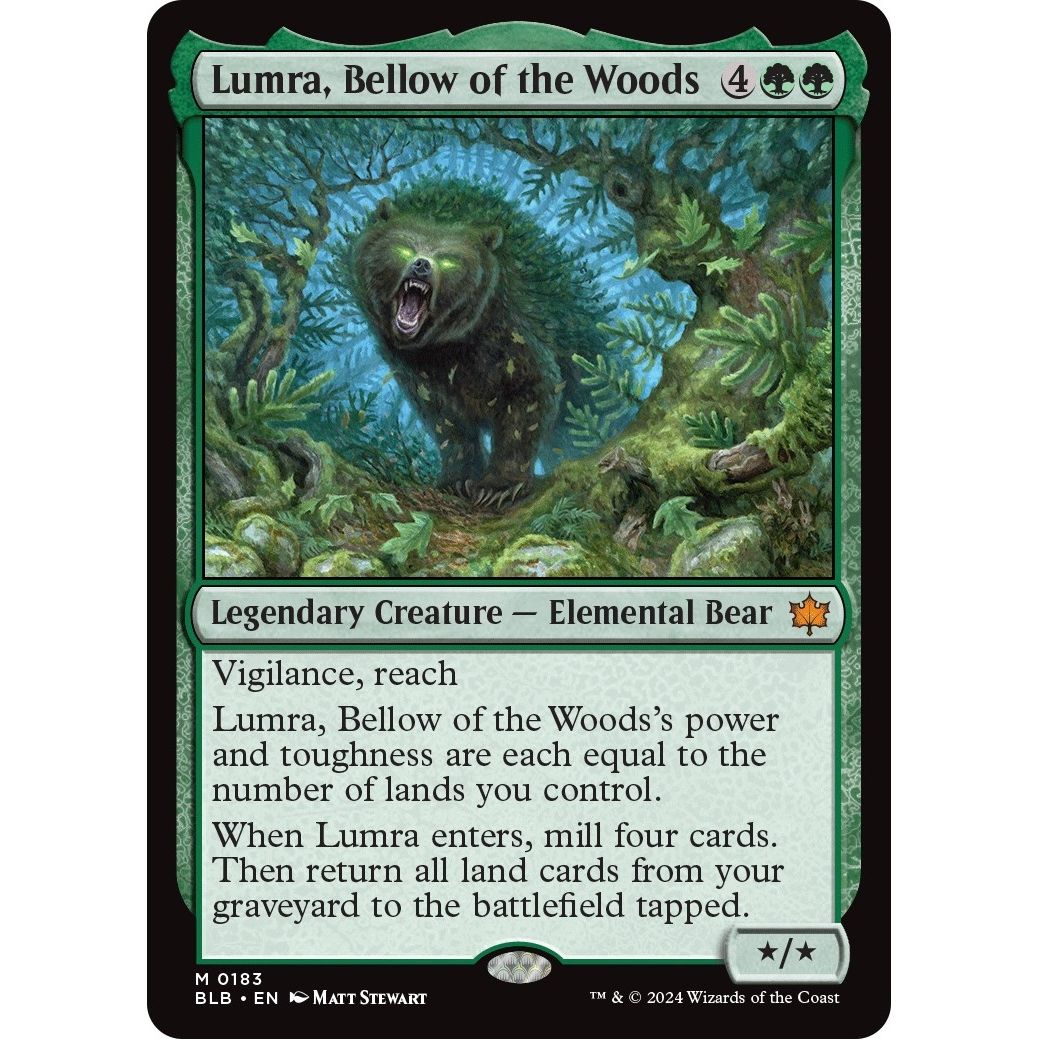 Image for Lumra, Bellow of the Woods (183) (BLB) - Magic: The Gathering
