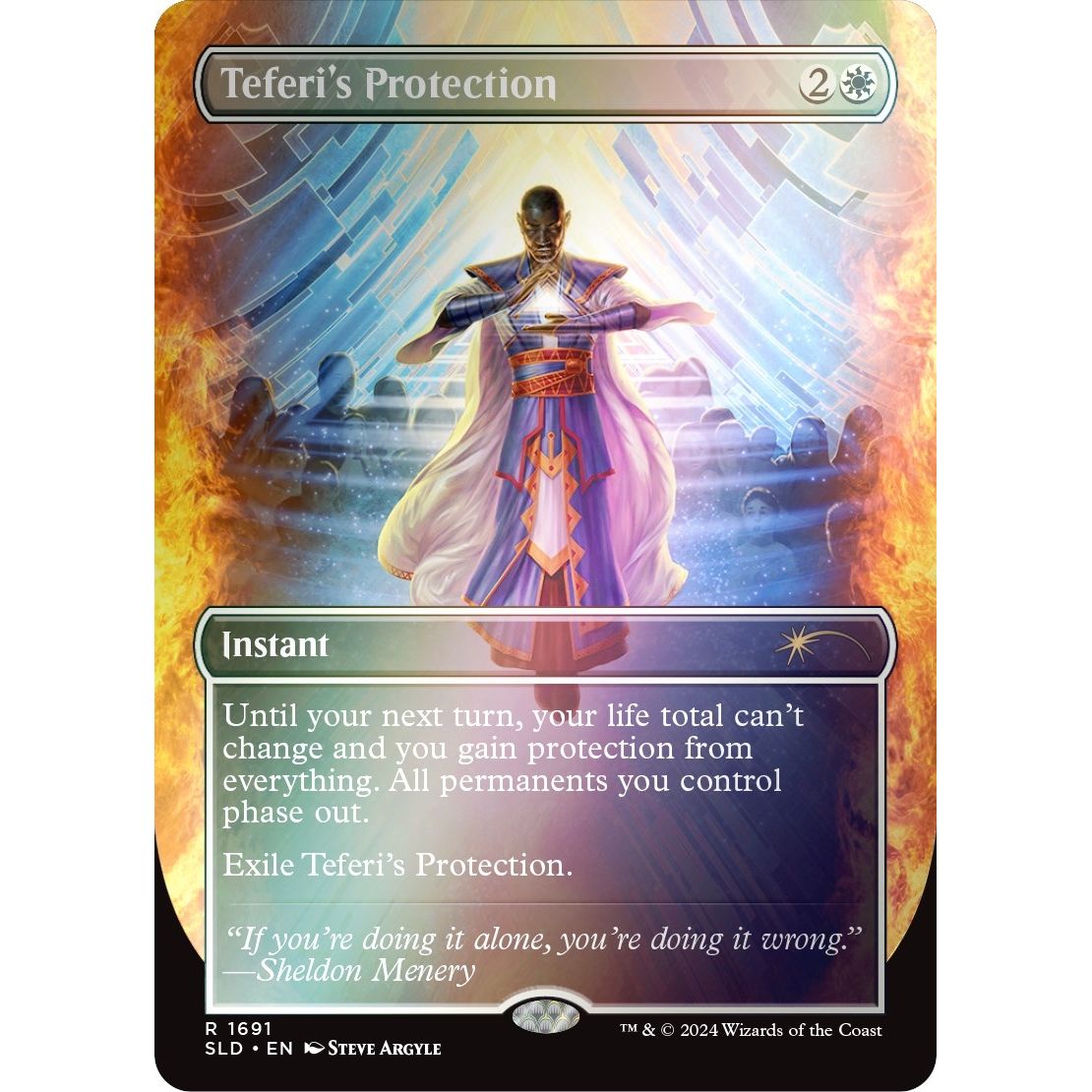 Image for Teferi's Protection (1691) (Rainbow Foil) (1691) (SLD) - Magic: The Gathering