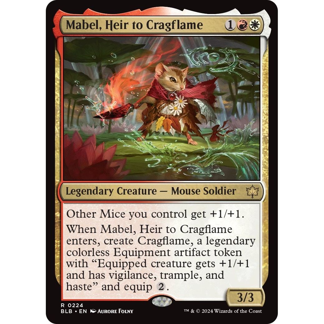 Image for Mabel, Heir to Cragflame (224) (BLB) - Magic: The Gathering