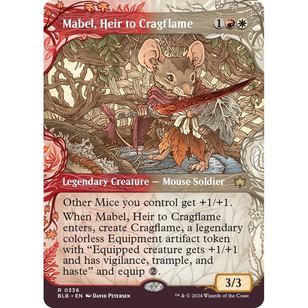 Image for Mabel, Heir to Cragflame (Showcase) (336) (BLB) - Magic: The Gathering