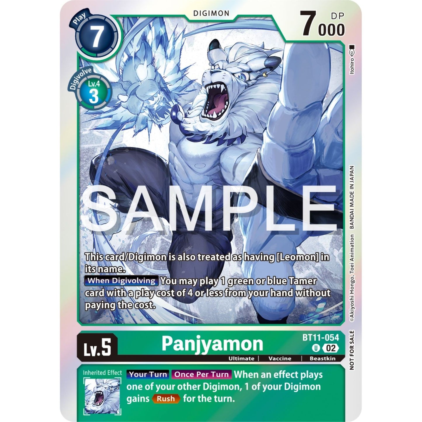 Image for Panjyamon (Event Pack 6) (BT11-054 U) (BT11) - Digimon Card Game