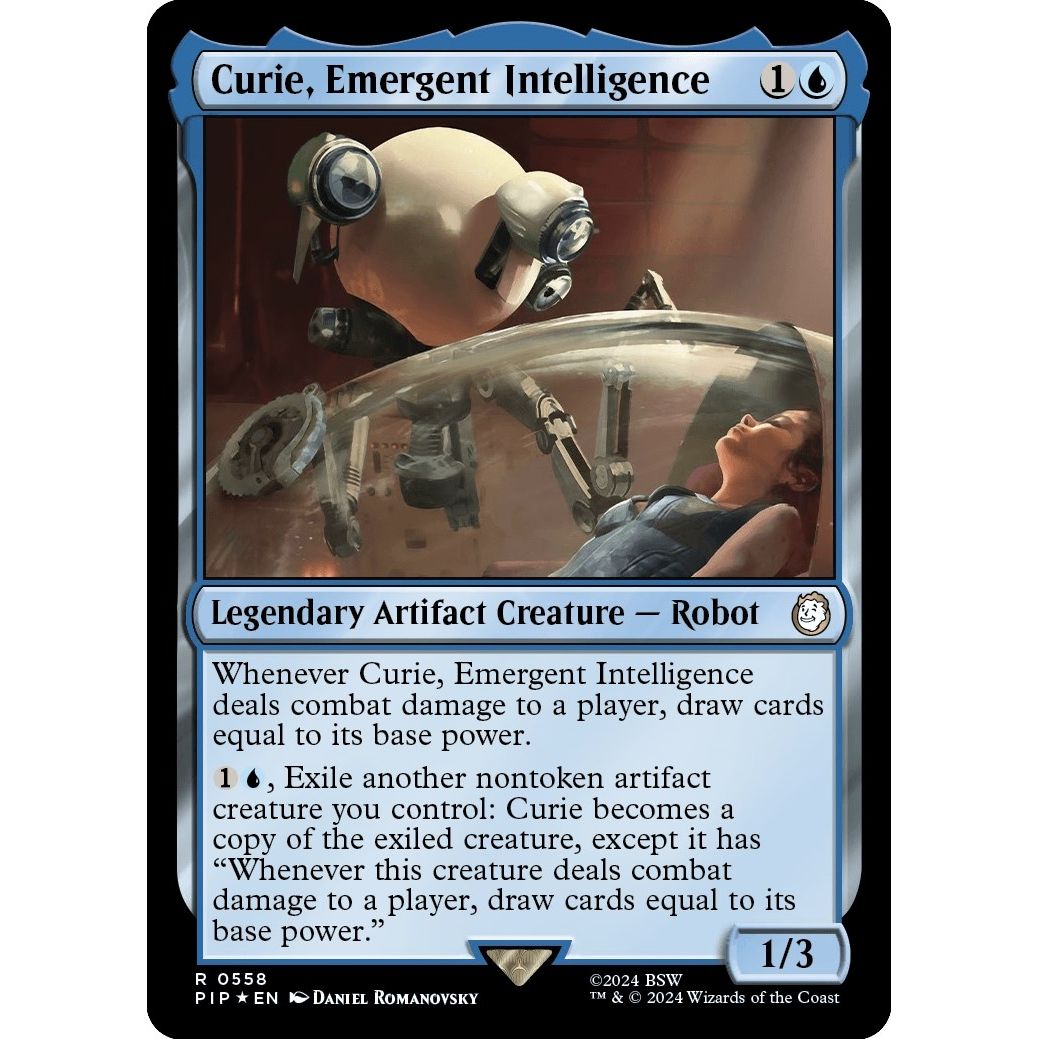 Image for Curie, Emergent Intelligence (Surge Foil) (558) (PIP) - Magic: The Gathering