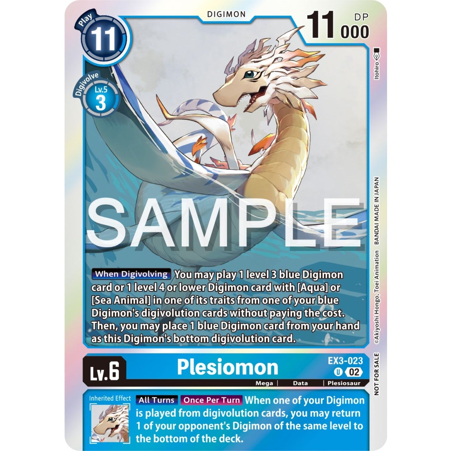 Image for Plesiomon (Event Pack 6) (EX3-023 U) (EX03) - Digimon Card Game