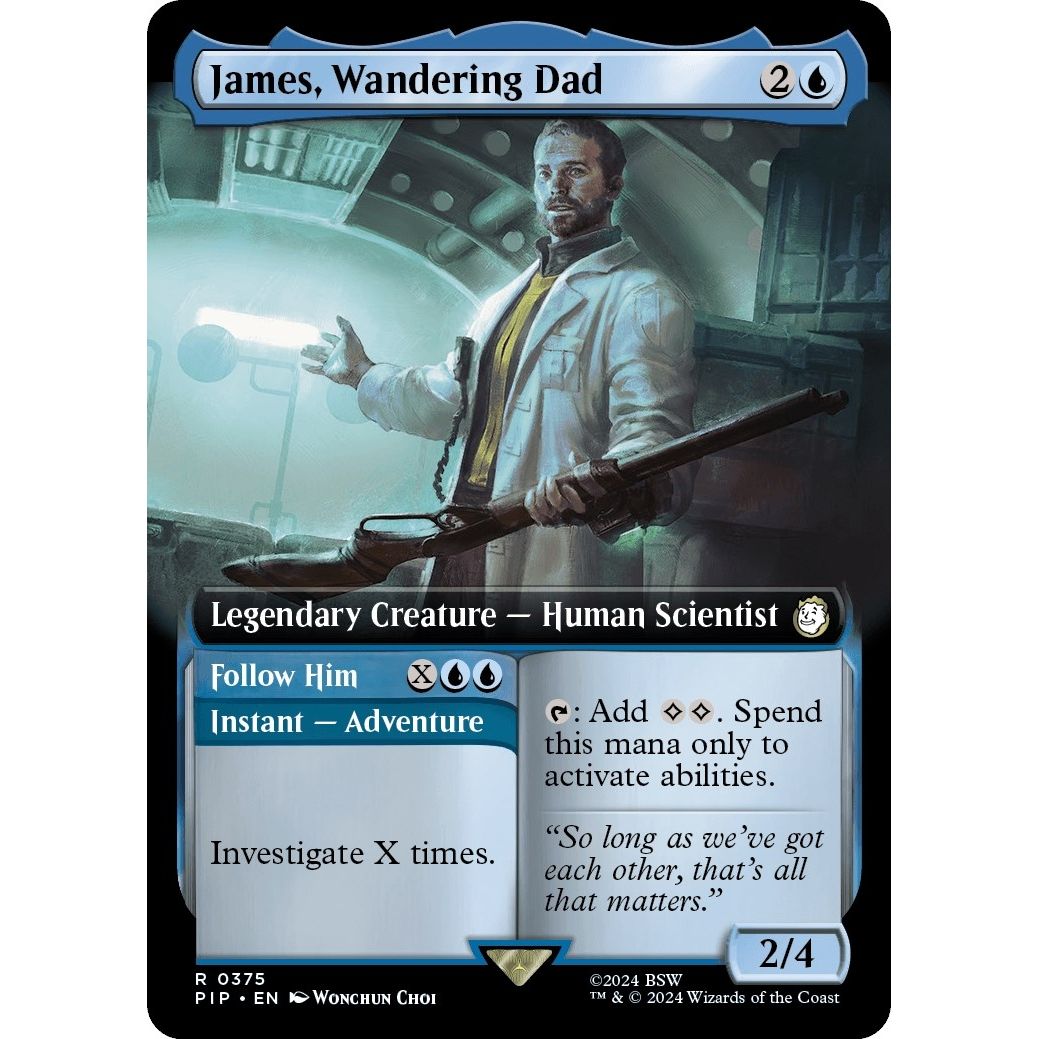 Image for James, Wandering Dad (Extended Art) (375) (PIP) - Magic: The Gathering