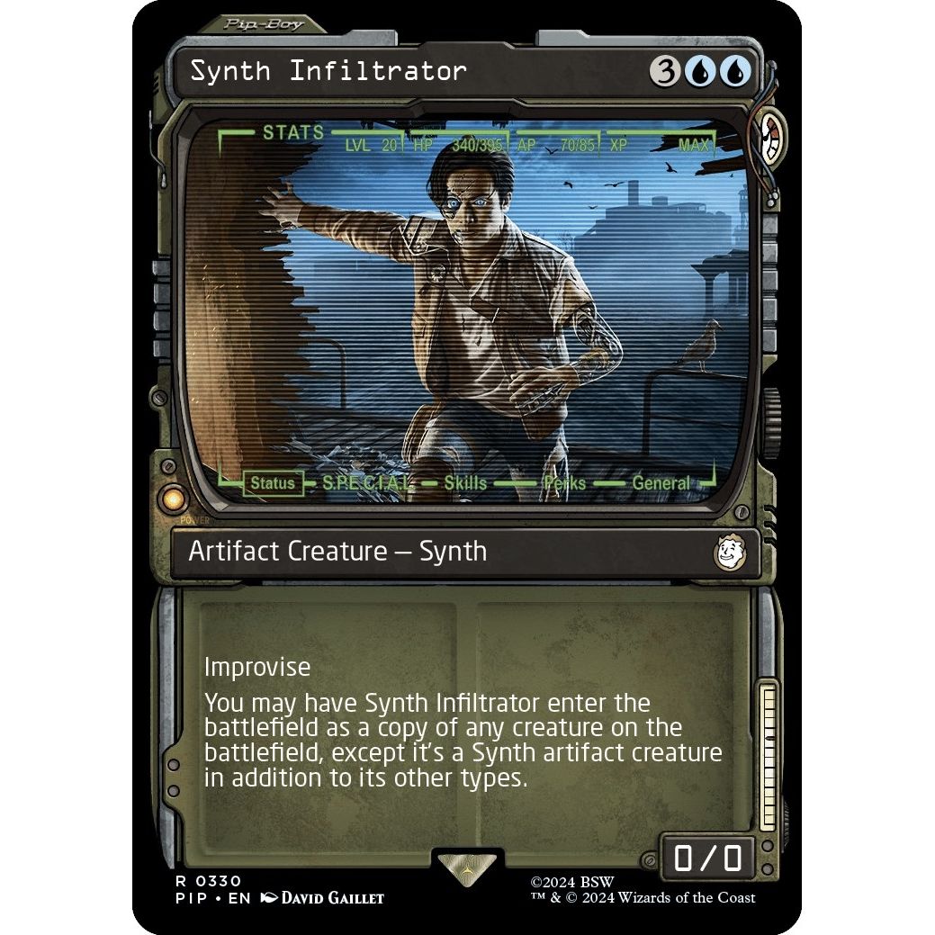 Image for Synth Infiltrator (Showcase) (330) (PIP) - Magic: The Gathering