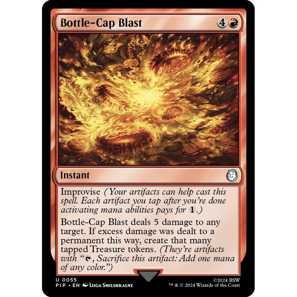 Image for Bottle-Cap Blast (55) (PIP) - Magic: The Gathering