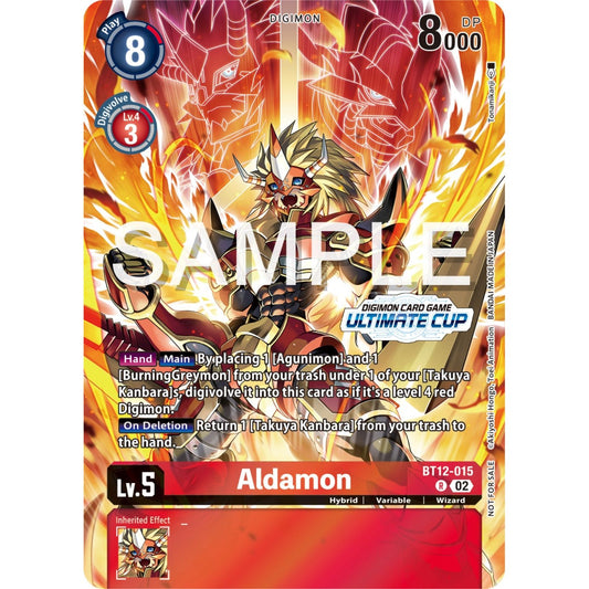 Image for Aldamon (Ultimate Cup 2024) (BT12-015 R) (BT12) - Digimon Card Game