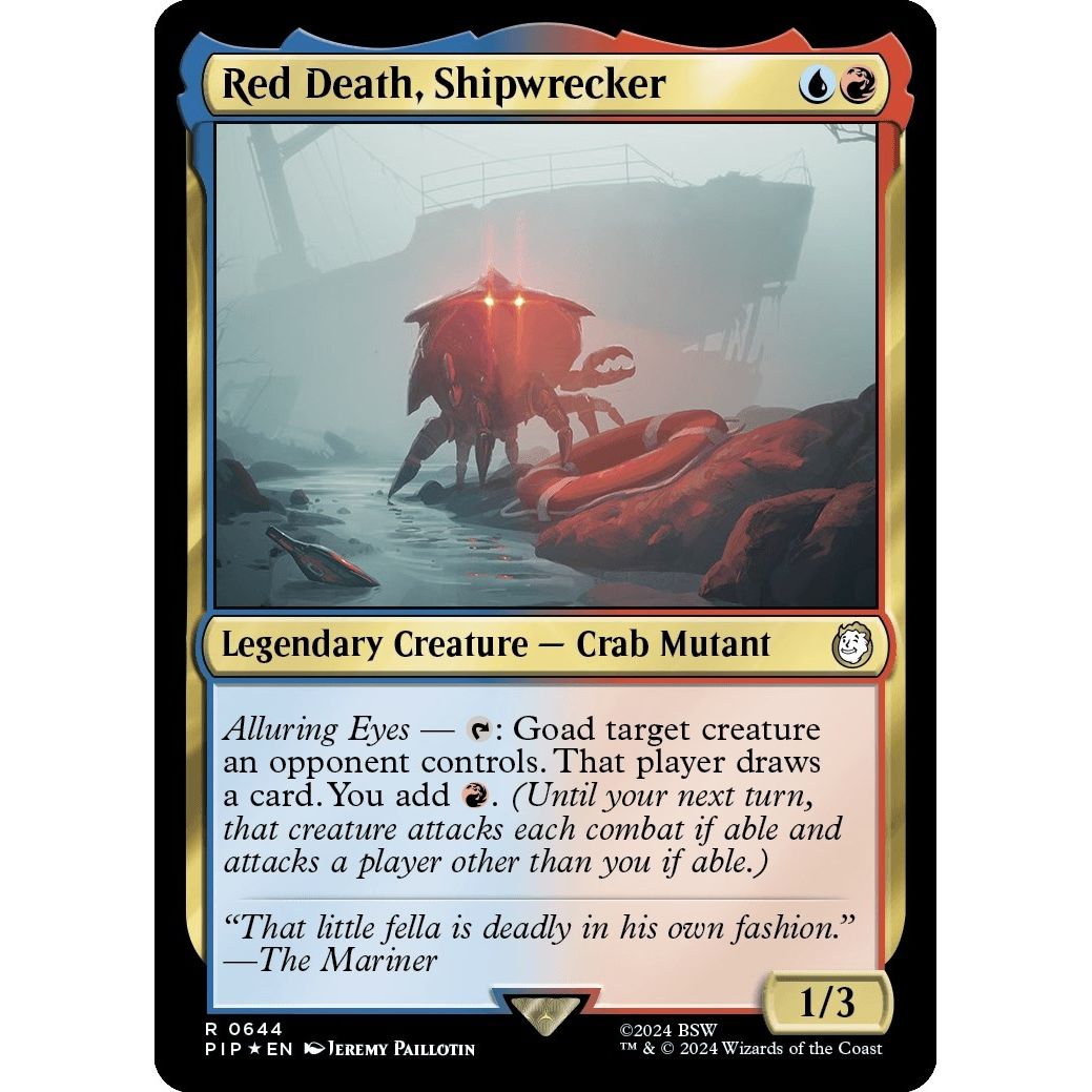Image for Red Death, Shipwrecker (Surge Foil) (644) (PIP) - Magic: The Gathering