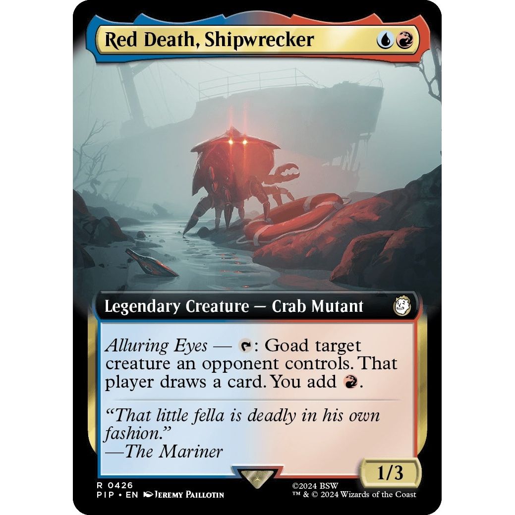 Image for Red Death, Shipwrecker (Extended Art) (426) (PIP) - Magic: The Gathering
