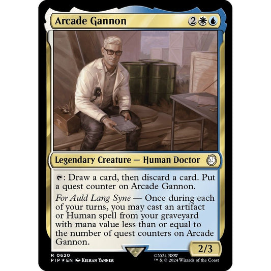 Image for Arcade Gannon (Surge Foil) (620) (PIP) - Magic: The Gathering