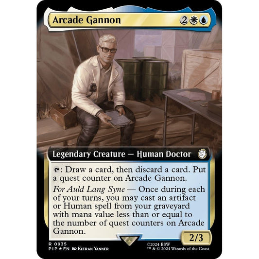 Image for Arcade Gannon (Extended Art) (Surge Foil) (935) (PIP) - Magic: The Gathering