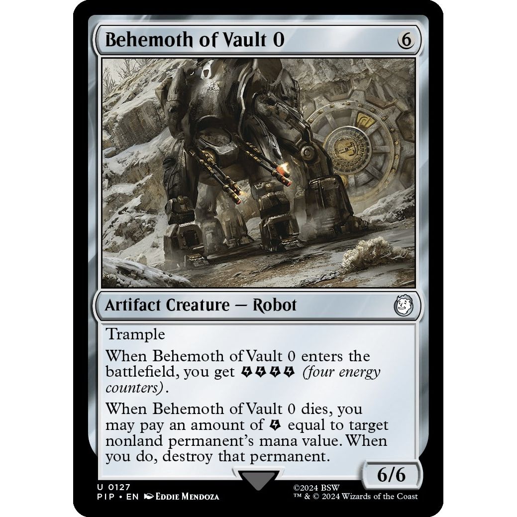 Image for Behemoth of Vault 0 (127) (PIP) - Magic: The Gathering