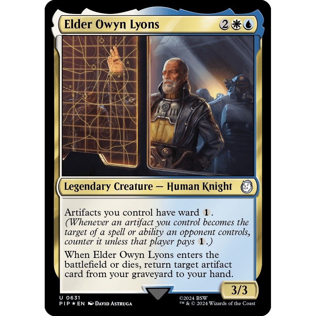 Image for Elder Owyn Lyons (Surge Foil) (631) (PIP) - Magic: The Gathering