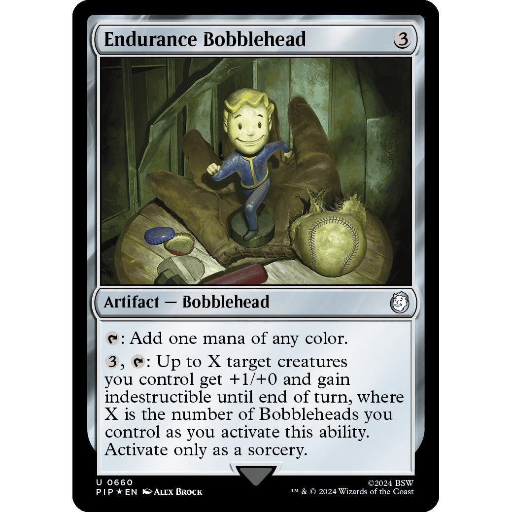 Image for Endurance Bobblehead (Surge Foil) (660) (PIP) - Magic: The Gathering