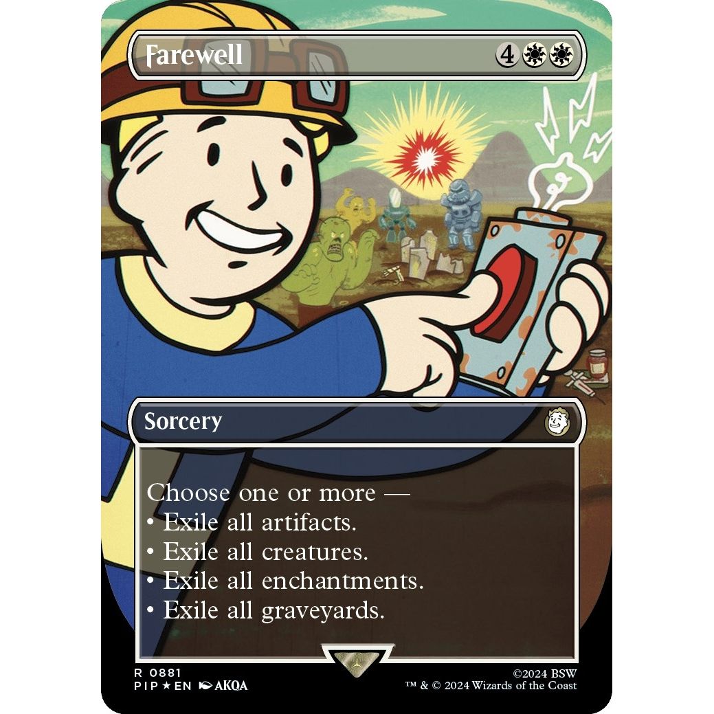 Image for Farewell (Borderless) (Surge Foil) (881) (PIP) - Magic: The Gathering