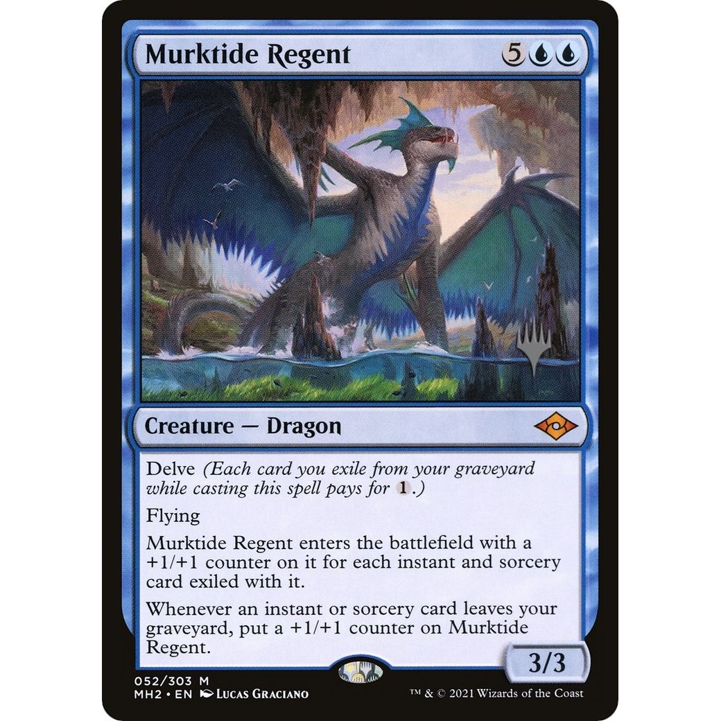 Image for Murktide Regent (52) (PPMKM) - Magic: The Gathering