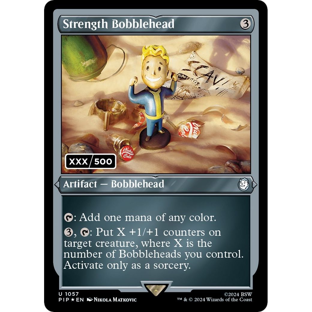 Image for Strength Bobblehead (Serial Numbered) (1057) (PIP) - Magic: The Gathering