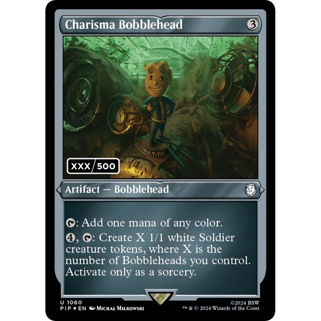 Image for Charisma Bobblehead (Serial Numbered) (1060) (PIP) - Magic: The Gathering