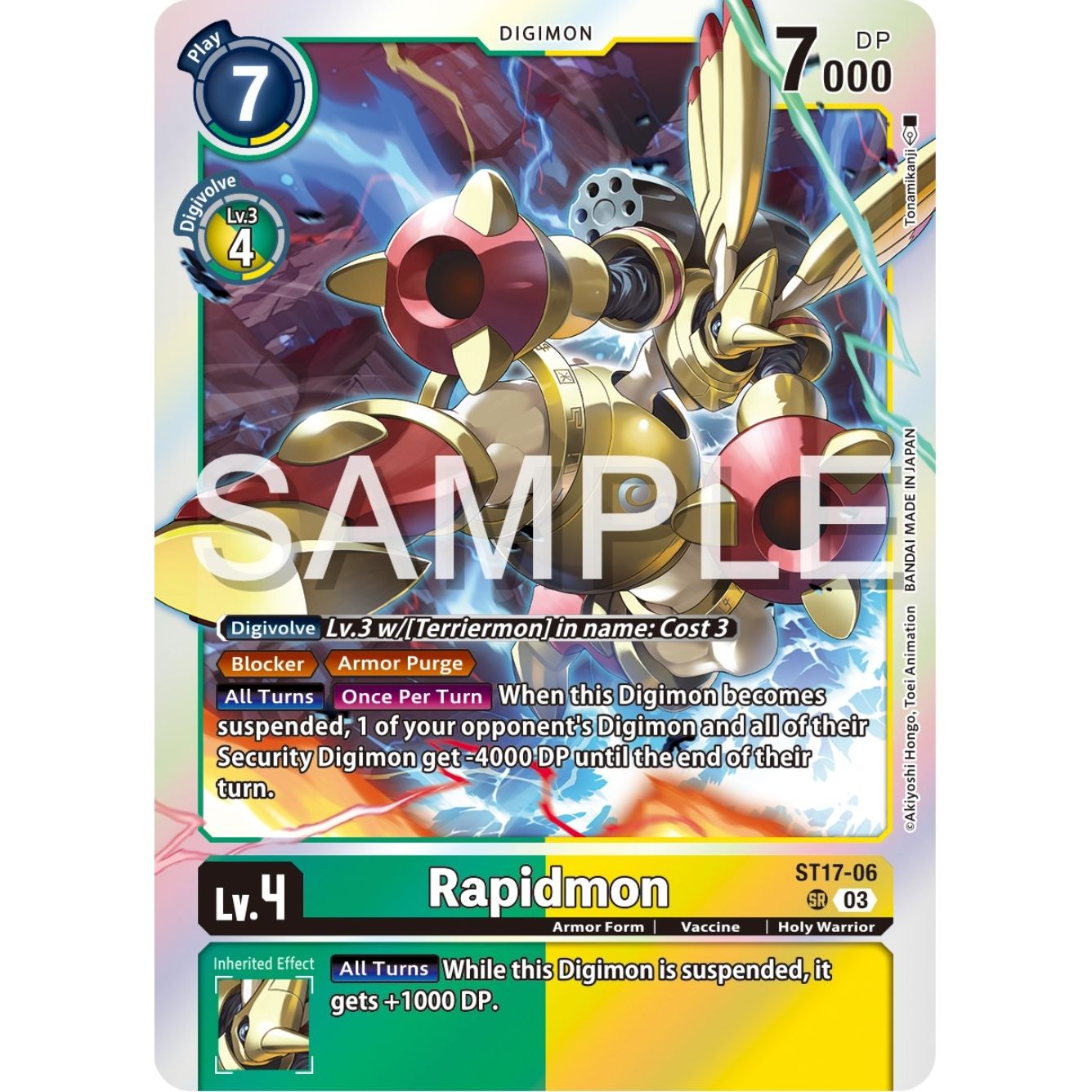 Image for Rapidmon - ST17-06 (ST17-06 SR) (ST-17) - Digimon Card Game