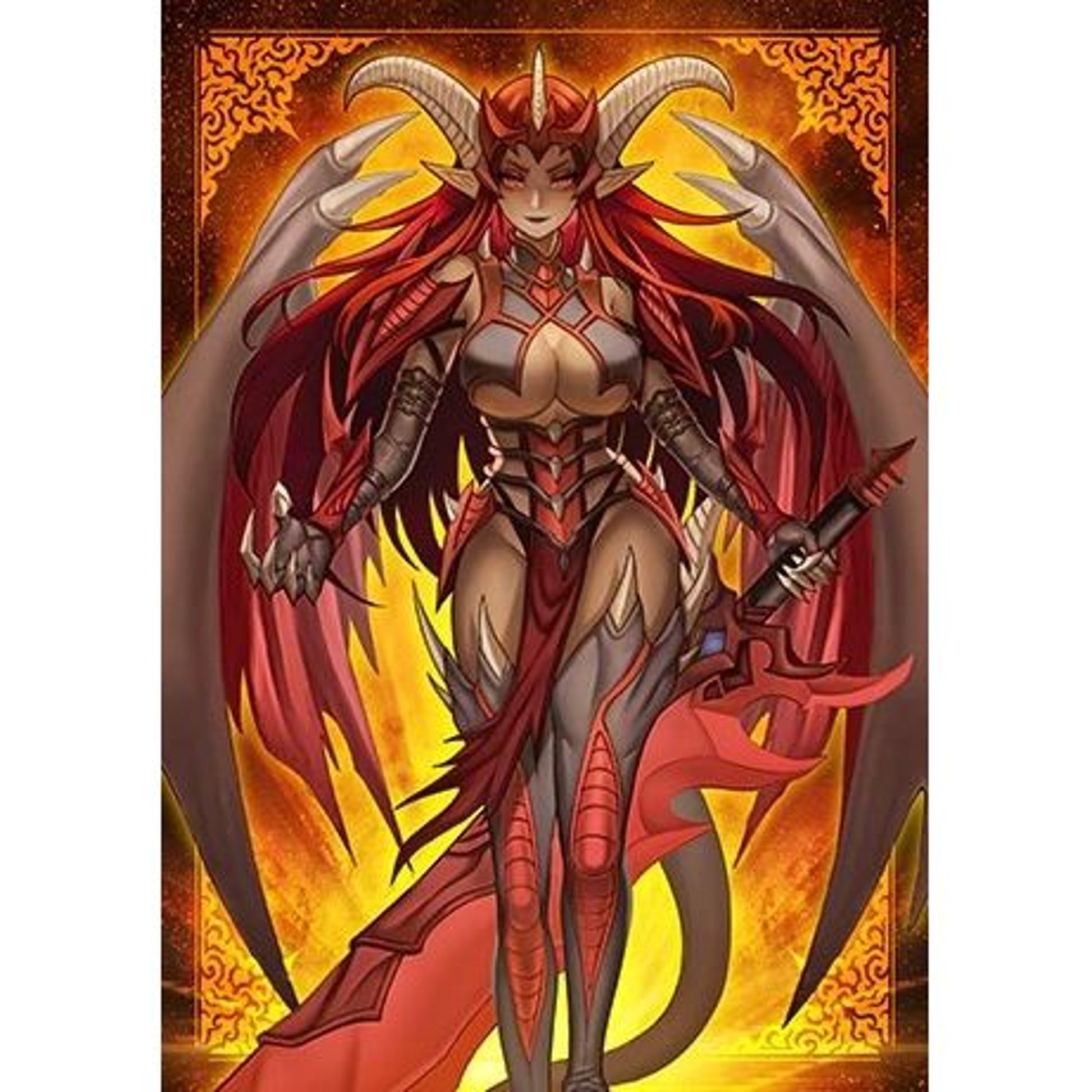 Image for Small Red Dragon Signer Queen Sleeves (70-Pack) - Card Sleeves