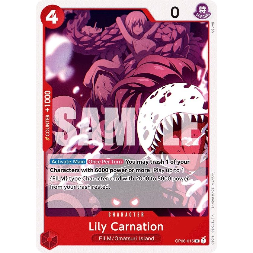Image for Lily Carnation (OP06-015) (OP06) - One Piece Card Game