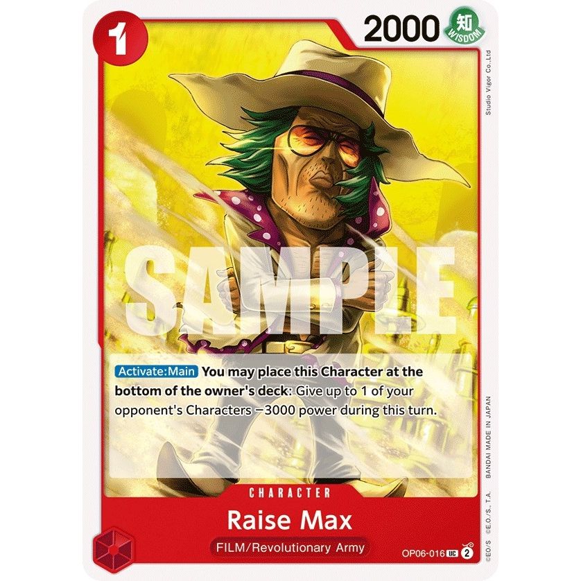 Image for Raise Max (OP06-016) (OP06) - One Piece Card Game