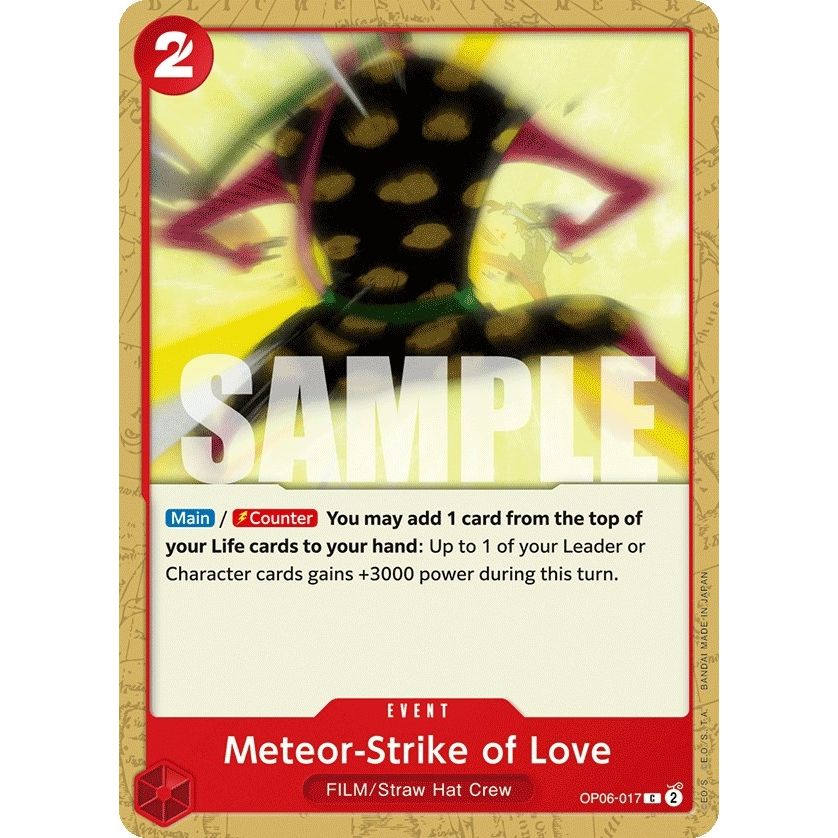Image for Meteor-Strike of Love (OP06-017) (OP06) - One Piece Card Game