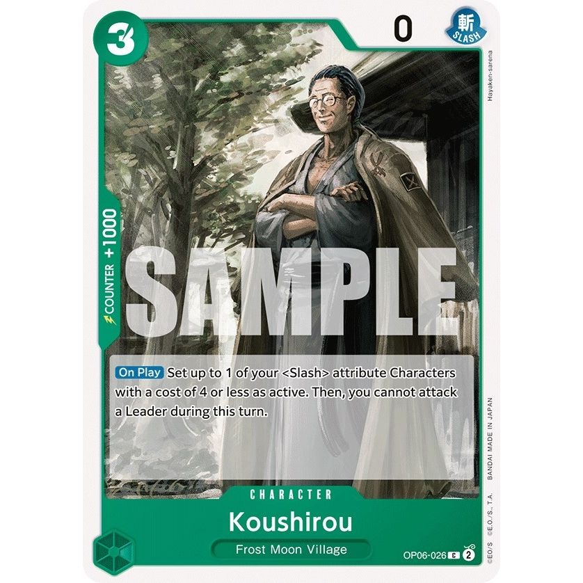 Image for Koushirou (OP06-026) (OP06) - One Piece Card Game