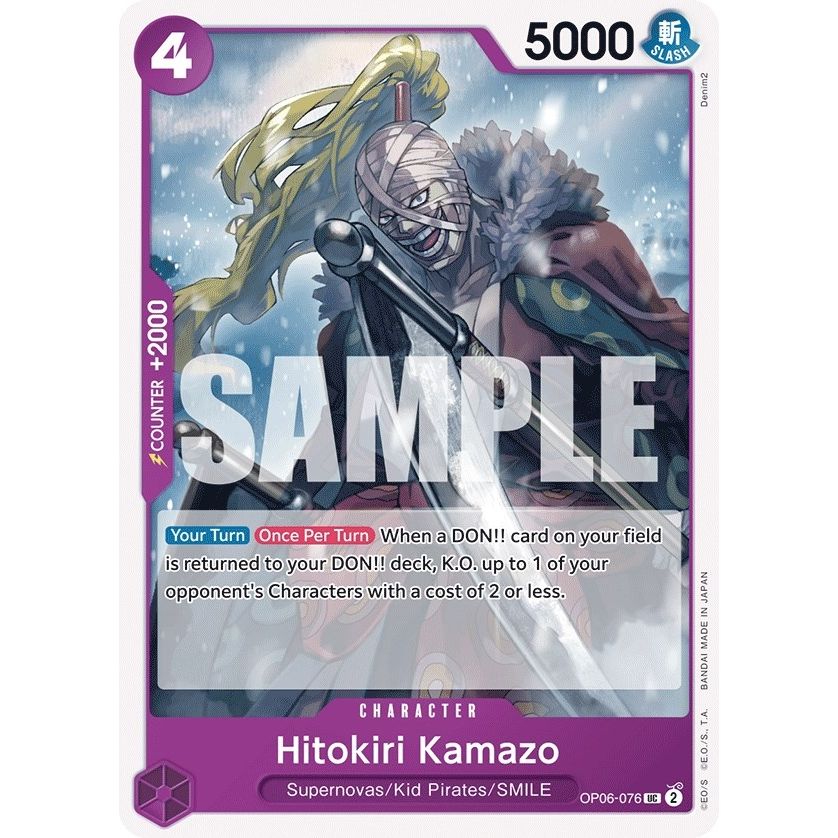 Image for Hitokiri Kamazo (OP06-076) (OP06) - One Piece Card Game