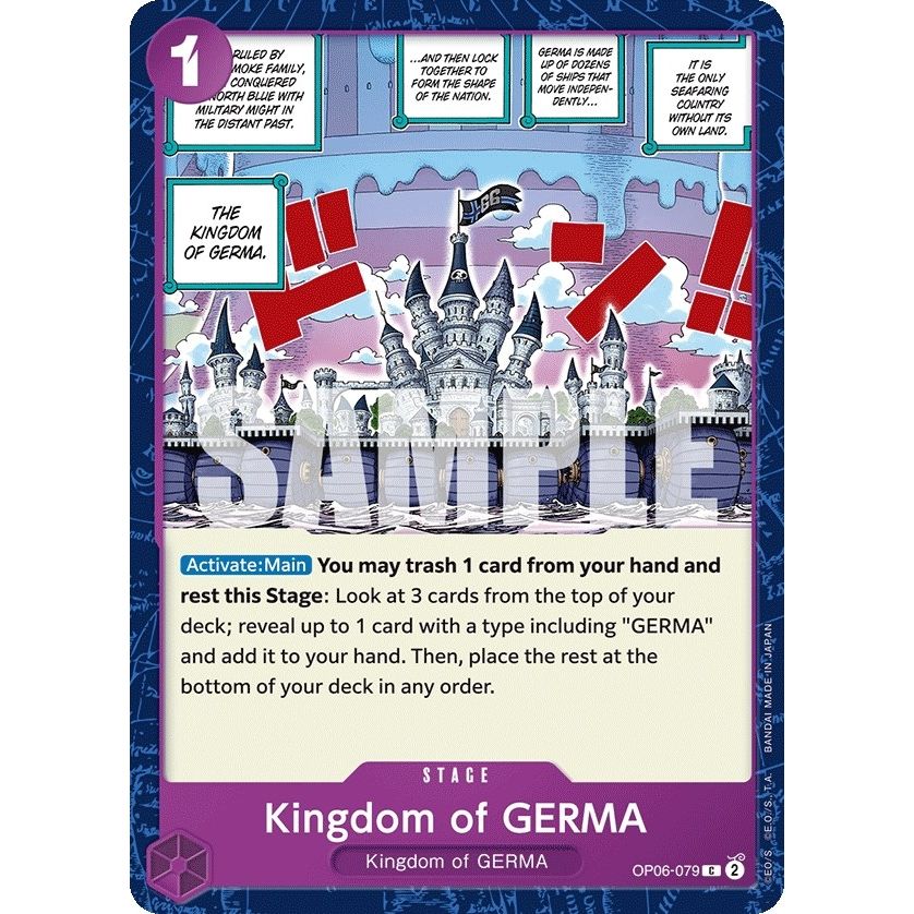 Image for Kingdom of GERMA (OP06-079) (OP06) - One Piece Card Game
