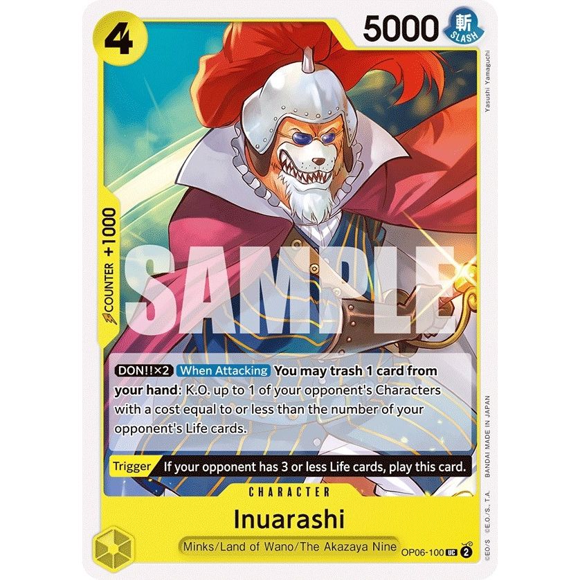 Image for Inuarashi (OP06-100) (OP06) - One Piece Card Game