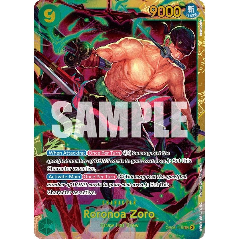 Image for Roronoa Zoro (OP06-118) (OP06) - One Piece Card Game