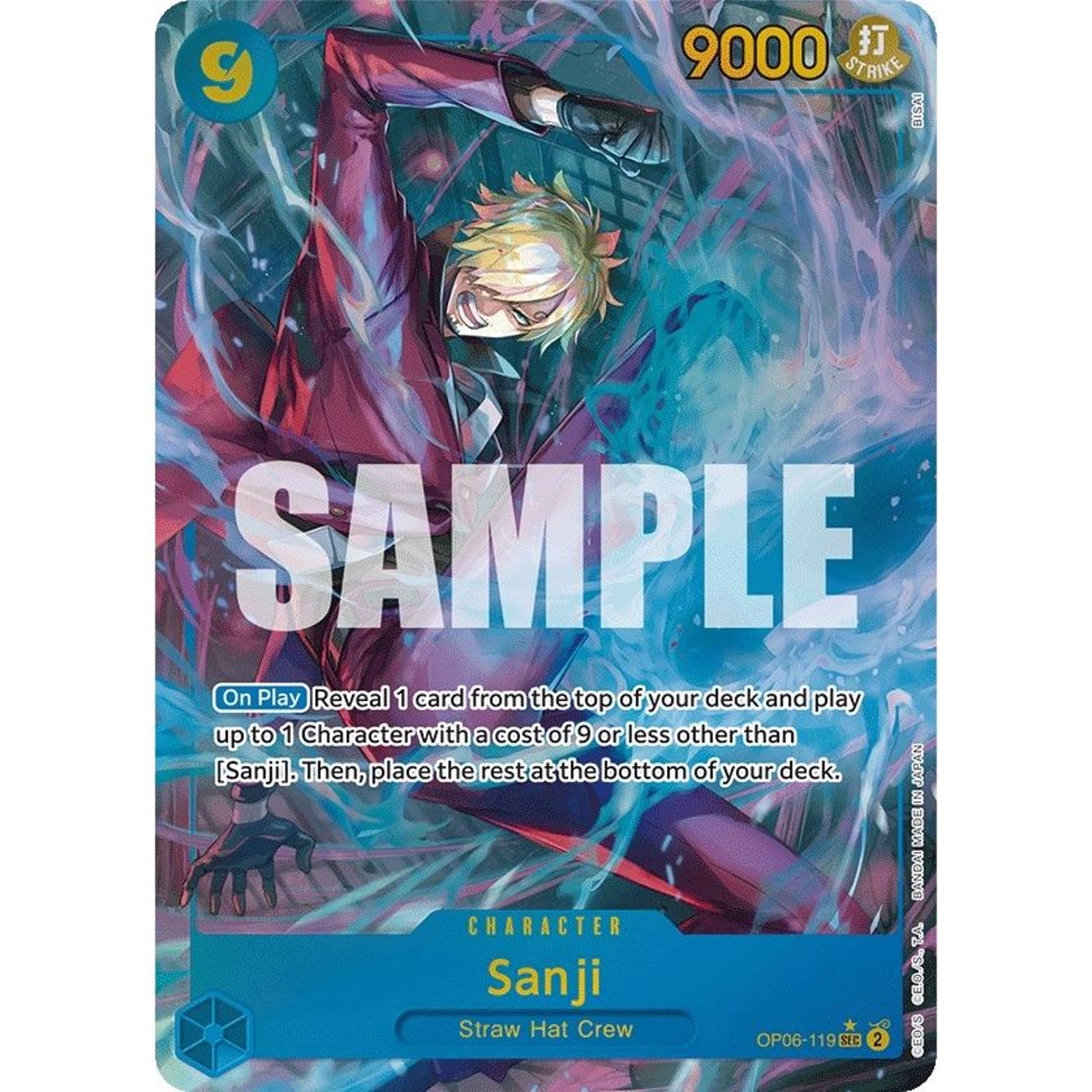 Image for Sanji (Alternate Art) (OP06-119) (OP06) - One Piece Card Game