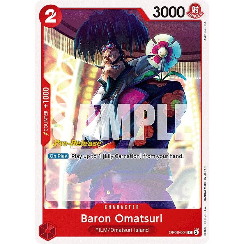 Image for Baron Omatsuri (OP06-004) (OP06 PRE) - One Piece Card Game