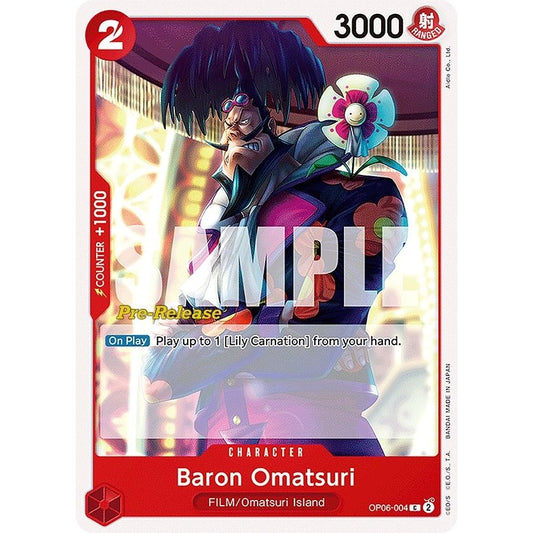 Image for Baron Omatsuri (OP06-004) (OP06 PRE) - One Piece Card Game