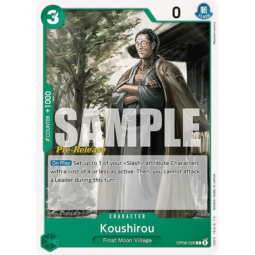 Image for Koushirou (OP06-026) (OP06 PRE) - One Piece Card Game