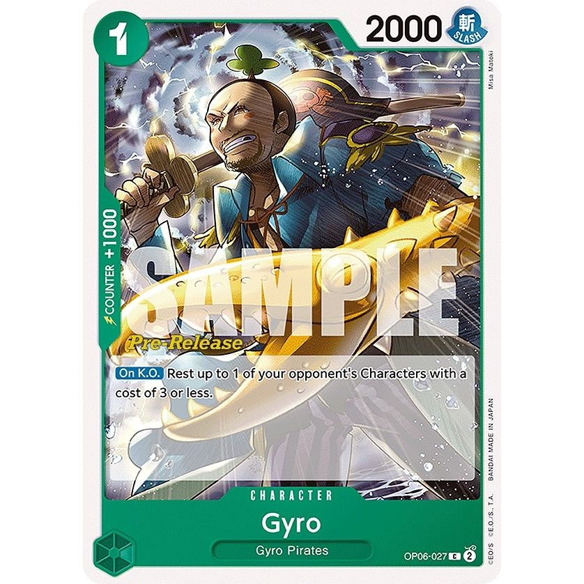 Image for Gyro (OP06-027) (OP06 PRE) - One Piece Card Game
