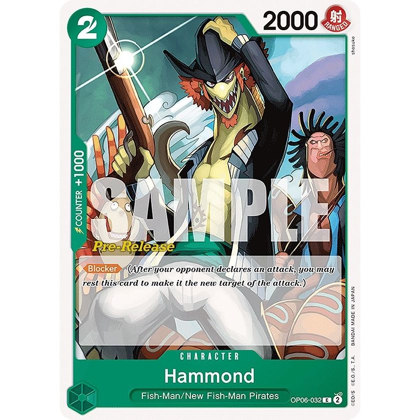 Image for Hammond (OP06-032) (OP06 PRE) - One Piece Card Game