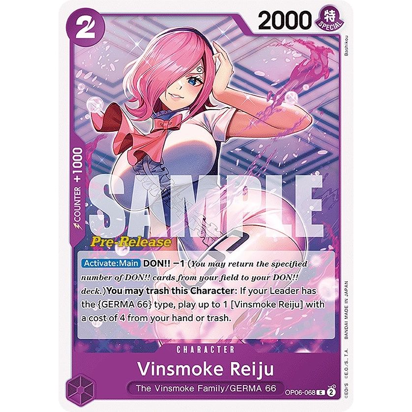 Image for Vinsmoke Reiju (068) (OP06-068) (OP06 PRE) - One Piece Card Game