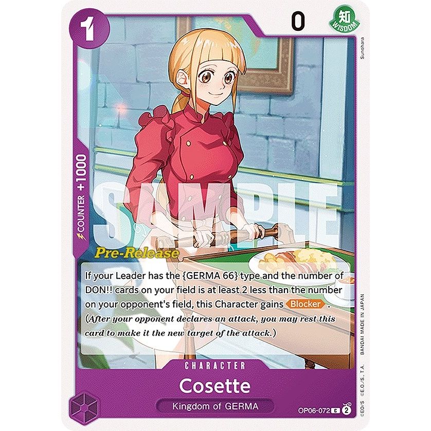 Image for Cosette (OP06-072) (OP06 PRE) - One Piece Card Game