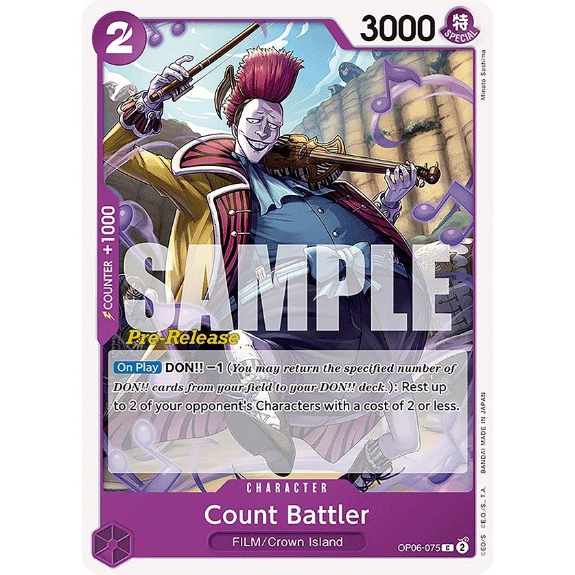 Image for Count Battler (OP06-075) (OP06 PRE) - One Piece Card Game