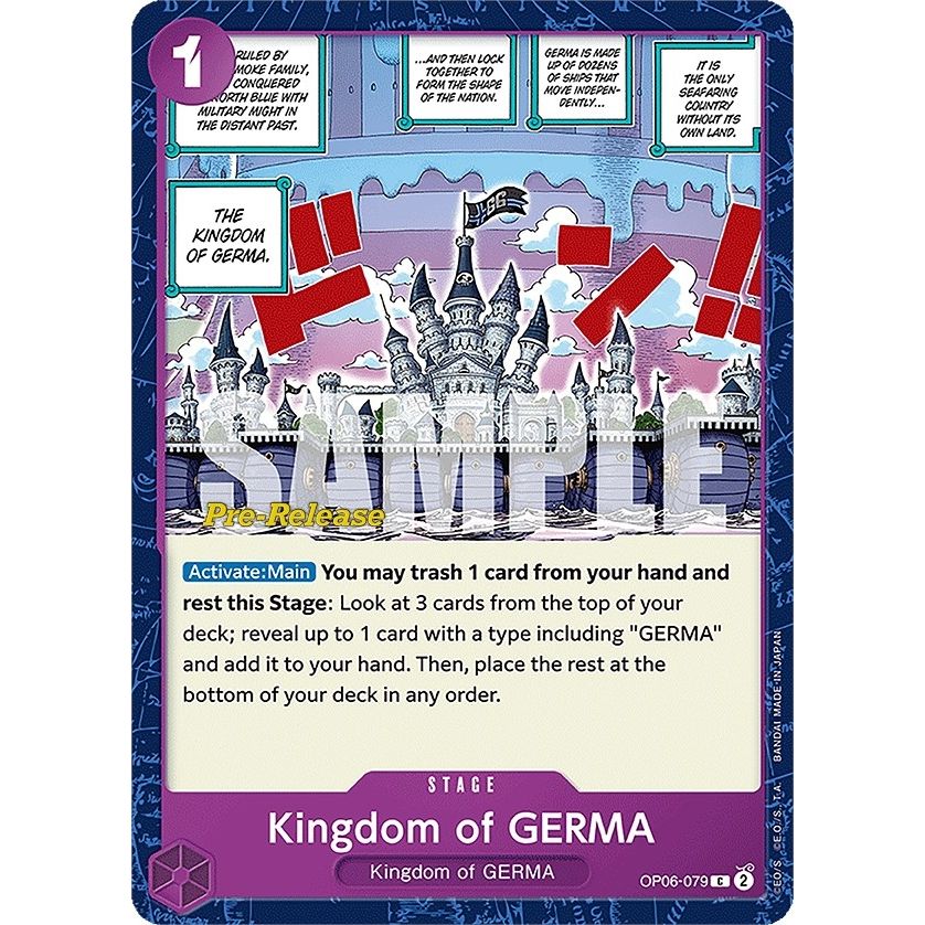Image for Kingdom of GERMA (OP06-079) (OP06 PRE) - One Piece Card Game