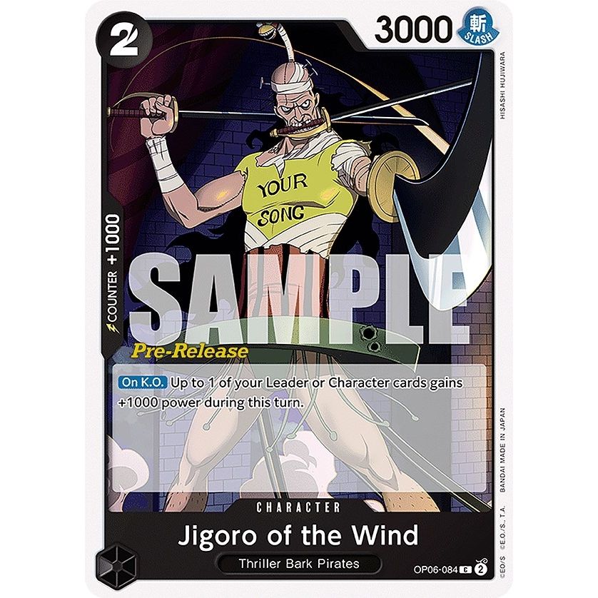Image for Jigoro of the Wind (OP06-084) (OP06 PRE) - One Piece Card Game
