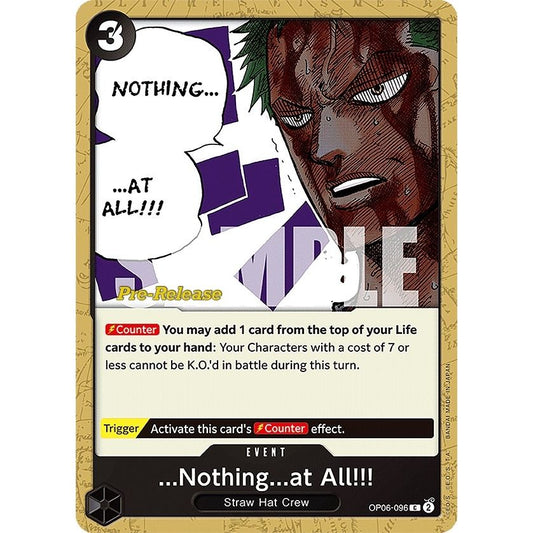 Image for ...Nothing...at All!!! (OP06-096) (OP06 PRE) - One Piece Card Game