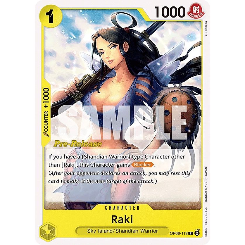 Image for Raki (OP06-113) (OP06 PRE) - One Piece Card Game