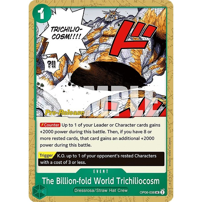 Image for The Billion-fold World Trichiliocosm (OP06-038) (OP06 PRE) - One Piece Card Game