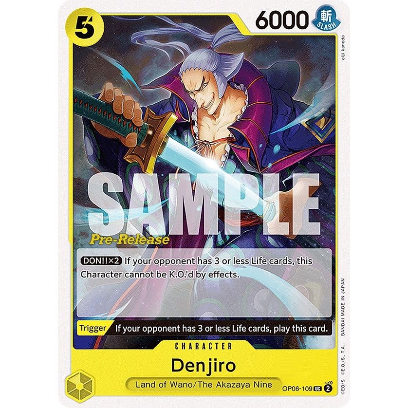 Image for Denjiro (OP06-109) (OP06 PRE) - One Piece Card Game