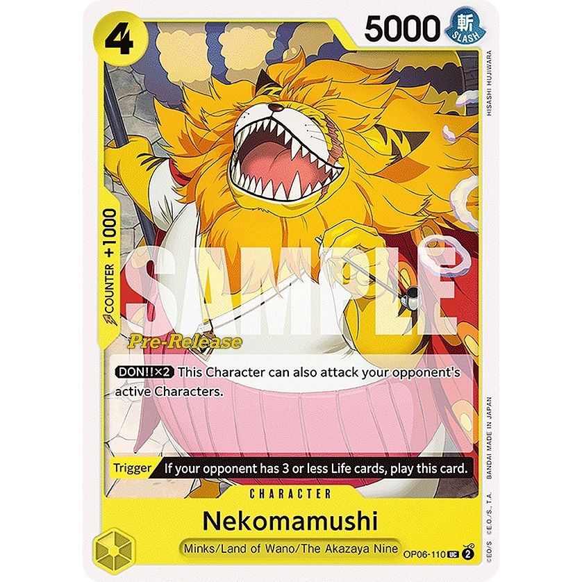 Image for Nekomamushi (OP06-110) (OP06 PRE) - One Piece Card Game